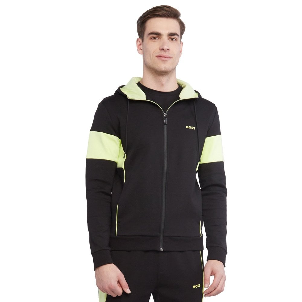 Hugo boss tracksuit discount black and green